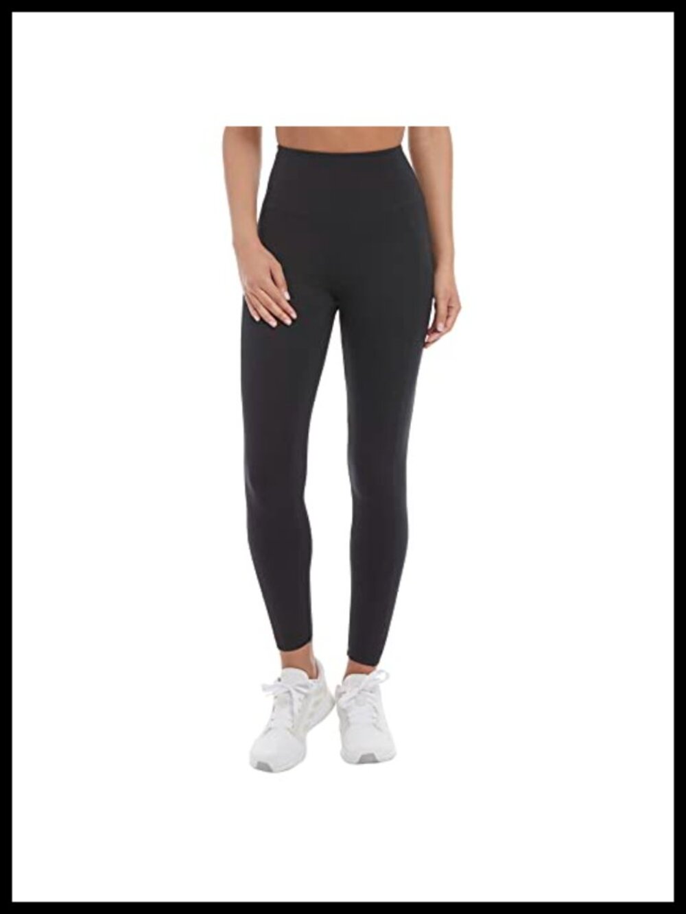 High Rise Ankle Leggings with Pockets 4-Way Stretch Sweat-Wicking